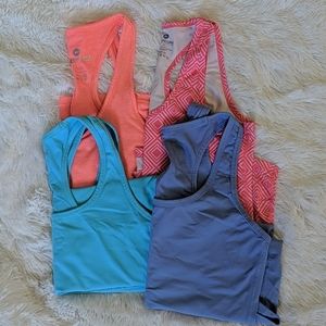90 Degree by Reflex racerback tank SM- set of 4